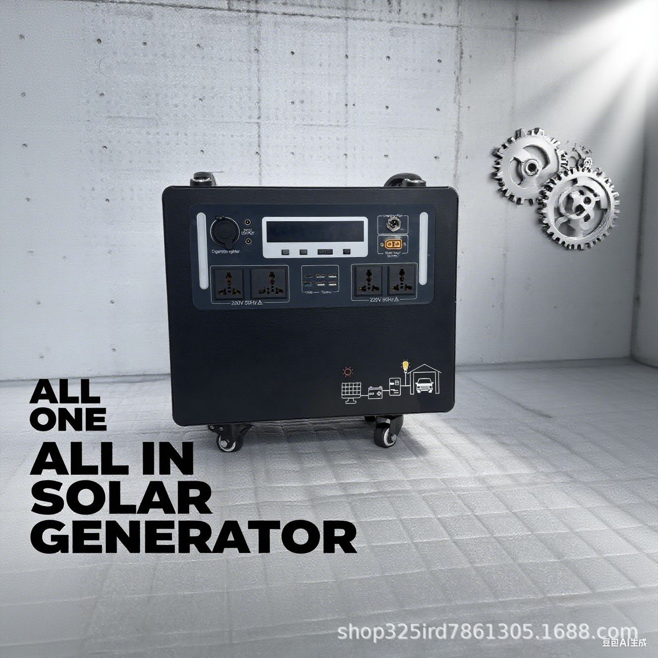 Solar Generator - Sistema di accumulo e generazione di