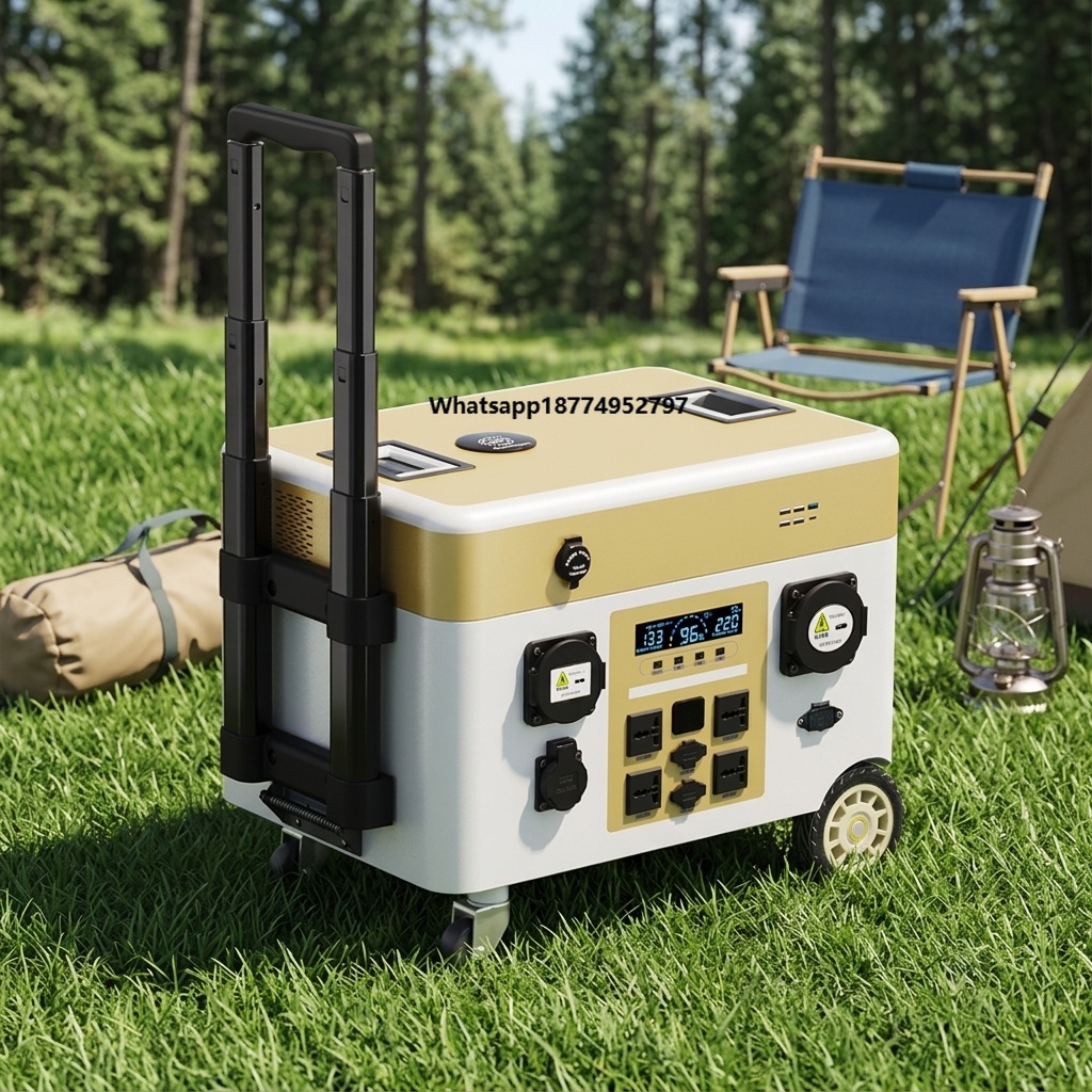 Solar Generator - Generatore Solare Portatile da 5000Wh, Pannello