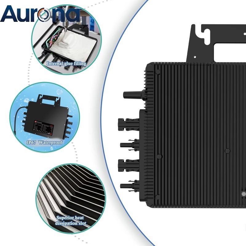 Solar Panel - 【Professionale】Microinverter solare da 3000W con connessione