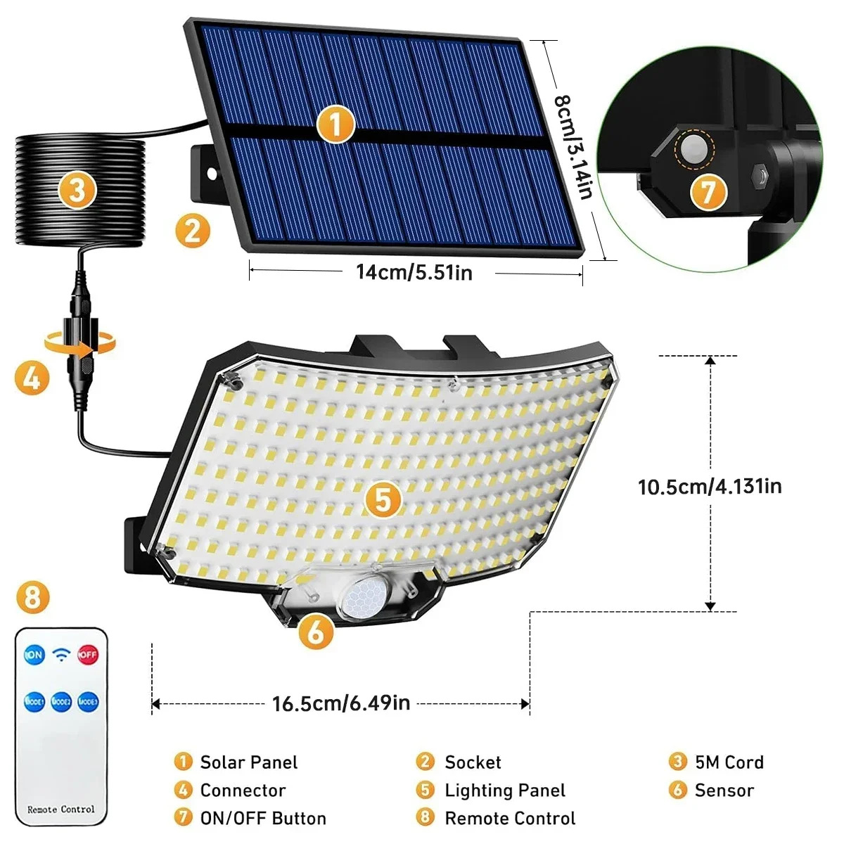 Luci Solari da Esterno 234LED  - Solar Lamp recensione e prezzo
