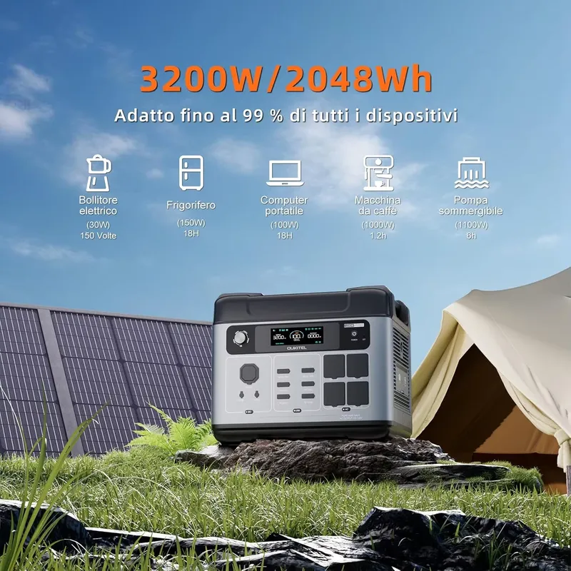 OUKITEL P2001 PLUS 2026 con Ba - Solar Generator recensione e prezzo